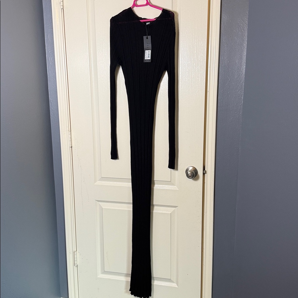 LIONESS Prophecy Maxi Dress - Onyx - Picture 3 of 5